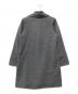JUN ASHIDA (ジュン アシダ) ショールカラーハーフコート グレー サイズ:M：11000円