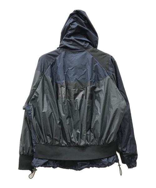NIKE（ナイキ）NIKE (ナイキ) sacai (サカイ) NRG ni-02 フード アノラック ネイビー×ブラック サイズ:Sの古着・服飾アイテム