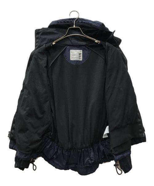 NIKE（ナイキ）NIKE (ナイキ) sacai (サカイ) NRG ni-02 フード アノラック ネイビー×ブラック サイズ:Sの古着・服飾アイテム
