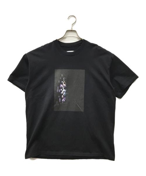 stein（シュタイン）stein (シュタイン) PRINT TEE － MOMENT ブラック サイズ:Sの古着・服飾アイテム