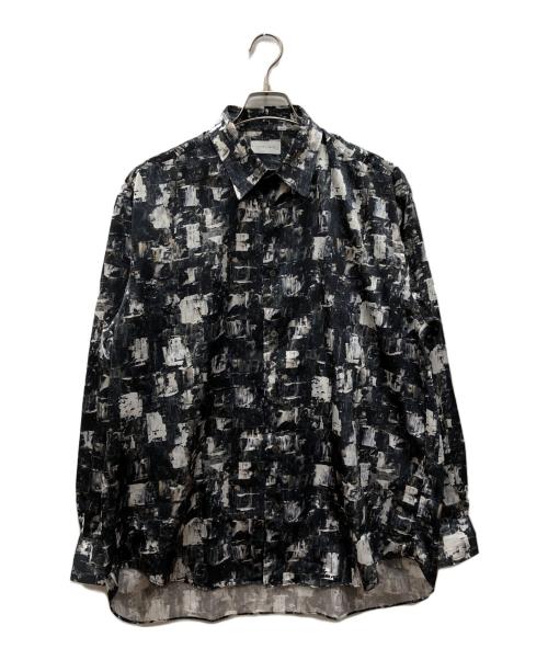 LITTLEBIG（リトルビッグ）LITTLEBIG (リトルビッグ) 総柄シャツ ブラック サイズ:48の古着・服飾アイテム
