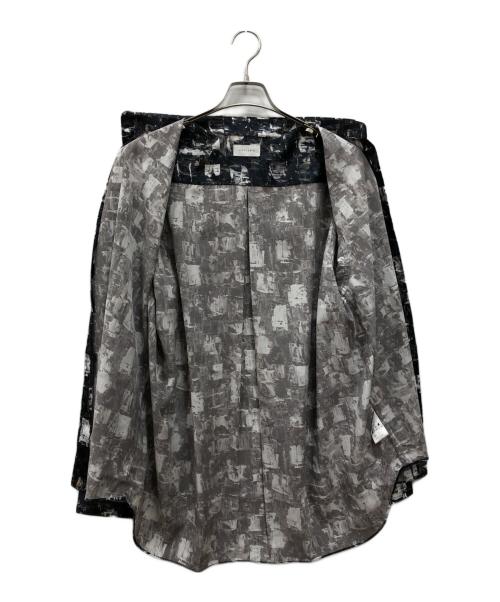 LITTLEBIG（リトルビッグ）LITTLEBIG (リトルビッグ) 総柄シャツ ブラック サイズ:48の古着・服飾アイテム