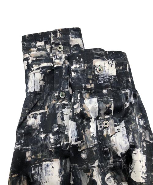 LITTLEBIG（リトルビッグ）LITTLEBIG (リトルビッグ) 総柄シャツ ブラック サイズ:48の古着・服飾アイテム