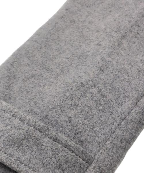 BLACK LABEL CRESTBRIDGE（ブラックレーベル クレストブリッジ）BLACK LABEL CRESTBRIDGE (ブラックレーベル クレストブリッジ) シャイニービーバーレイズドネックコート グレー サイズ:Mの古着・服飾アイテム