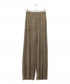 CLANEクラネ）の古着「BRIGHT JERSEY PANTS」｜ベージュ
