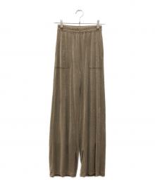 CLANE（クラネ）の古着「BRIGHT JERSEY PANTS」｜ベージュ