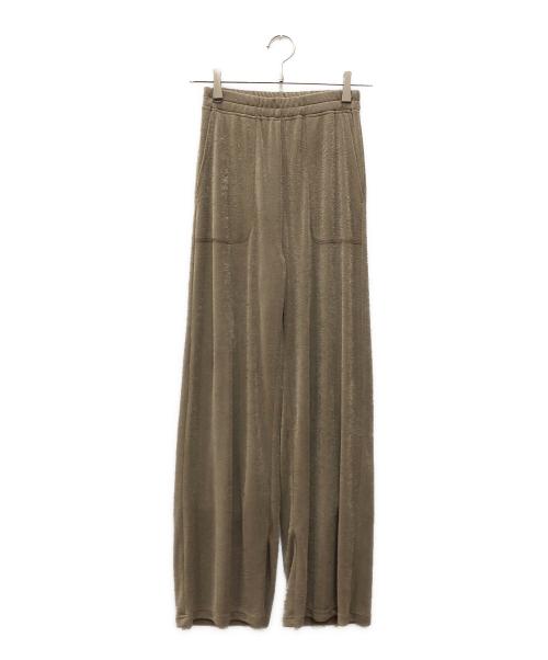 CLANE（クラネ）CLANE (クラネ) BRIGHT JERSEY PANTS ベージュ サイズ:XS 未使用品の古着・服飾アイテム