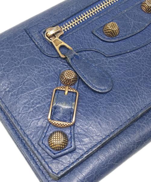 BALENCIAGA（バレンシアガ）BALENCIAGA (バレンシアガ) 長財布 ブルー サイズ:下記参照の古着・服飾アイテム