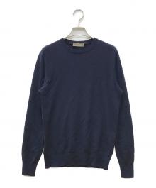Cruciani（クルチアーニ）の古着「LANAウールニット」｜ネイビー