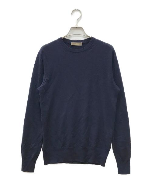 Cruciani（クルチアーニ）CRUCIANI (クルチアーニ) LANAウールニット ネイビー サイズ:44の古着・服飾アイテム