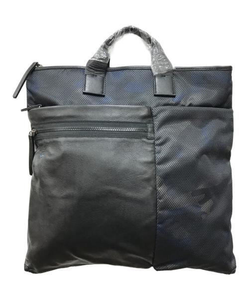 LANVIN en Bleu（ランバンオンブルー）LANVIN en Bleu (ランバンオンブルー) カモ柄ハンドバッグ ブラック サイズ:下記参照の古着・服飾アイテム