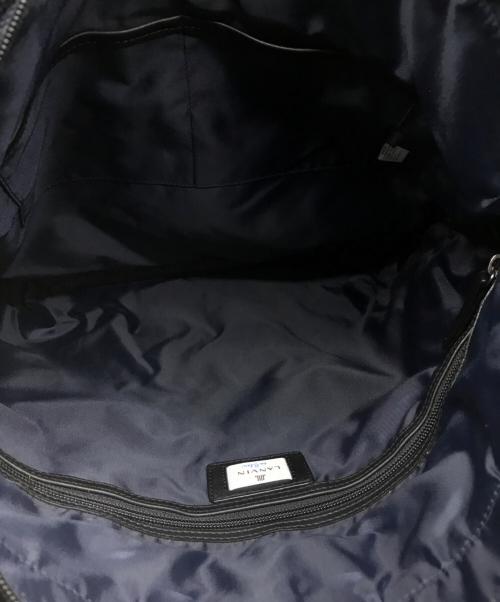 LANVIN en Bleu（ランバンオンブルー）LANVIN en Bleu (ランバンオンブルー) カモ柄ハンドバッグ ブラック サイズ:下記参照の古着・服飾アイテム