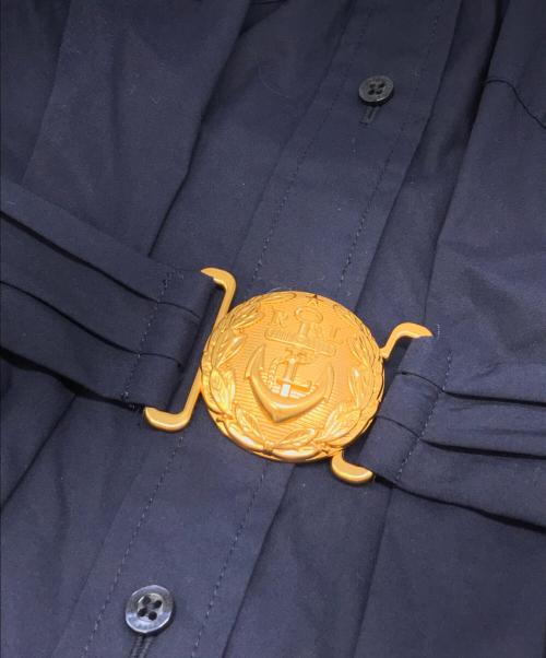 LAUREN RALPH LAUREN（ローレンラルフローレン）LAUREN RALPH LAUREN (ローレンラルフローレン) シャツワンピース ネイビーの古着・服飾アイテム
