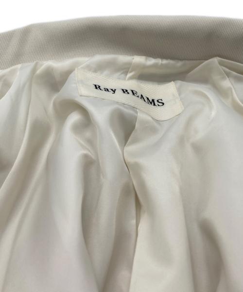 RAY BEAMS（レイ ビームス）RAY BEAMS (レイ ビームス) ガンパッチ スタンド コート オフホワイト サイズ:FREEの古着・服飾アイテム