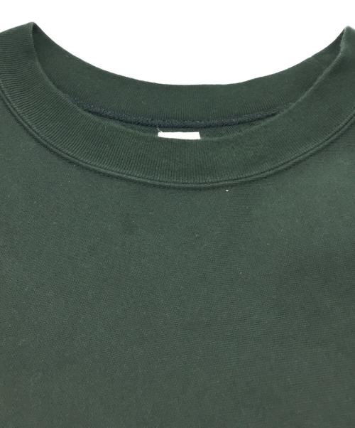 blurhms ROOTSTOCK（ブラームスルーツストック）blurhms ROOTSTOCK (ブラームスルーツストック) Thin-Sweat Crew-Neck P/O グリーン サイズ:2の古着・服飾アイテム