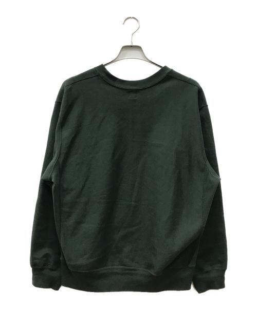 blurhms ROOTSTOCK（ブラームスルーツストック）blurhms ROOTSTOCK (ブラームスルーツストック) Thin-Sweat Crew-Neck P/O グリーン サイズ:2の古着・服飾アイテム