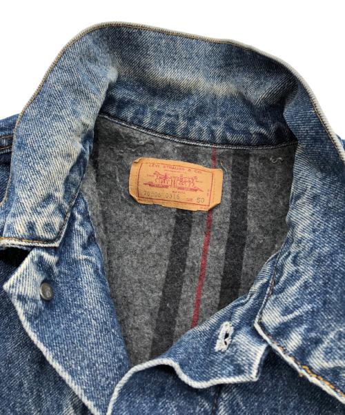 LEVI'S（リーバイス）LEVI'S (リーバイス) 裏地ブランケットデニムジャケット インディゴ サイズ:50の古着・服飾アイテム