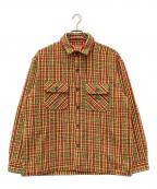 SUPREMEシュプリーム）の古着「Heavy Flannel Shirt」｜イエロー