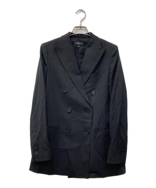 theory（セオリー）theory (セオリー) テーラードジャケット ブラック サイズ:2の古着・服飾アイテム