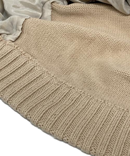 BURBERRY BLACK LABEL（バーバリーブラックレーベル）BURBERRY BLACK LABEL (バーバリーブラックレーベル) ドライバーズニット ベージュ サイズ:3の古着・服飾アイテム