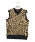 SUPREME（シュプリーム）の古着「Leopard Knit Vest」｜ベージュ