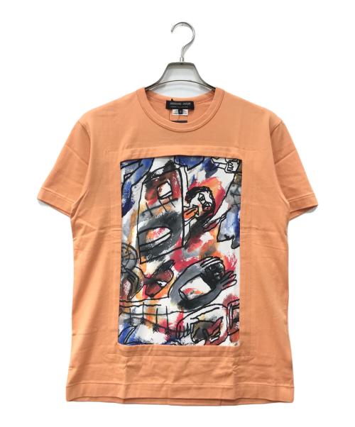 COMME des GARCONS HOMME DEUX（コムデギャルソン オム ドゥ）COMME des GARCONS HOMME DEUX (コムデギャルソン オム ドゥ) 半袖Tシャツ オレンジ サイズ:M 未使用品の古着・服飾アイテム
