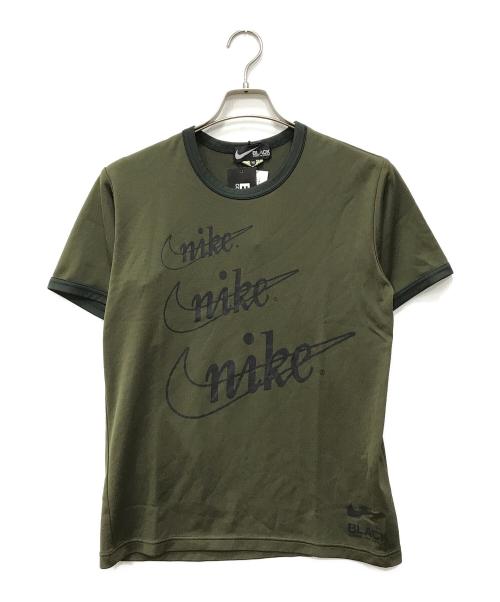 BLACK COMME des GARCONS（ブラックコムデギャルソン）BLACK COMME des GARCONS (ブラック コムデギャルソン) NIKE (ナイキ) 半袖Tシャツ オリーブ サイズ:M 未使用品の古着・服飾アイテム
