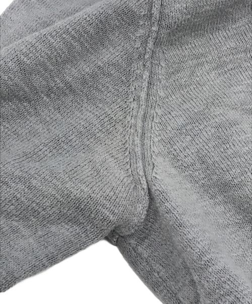 STONE ISLAND（ストーンアイランド）STONE ISLAND (ストーンアイランド) ナイロン切替ジップアップニット グレー サイズ:Mの古着・服飾アイテム