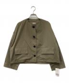 IENAイエナ）の古着「ウェザーノーカラージャケット」｜カーキ