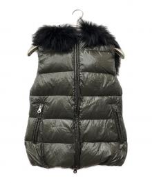 DUVETICA（デュベティカ）の古着「ダウンベスト」｜カーキ