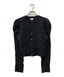 cygne（シーニュ）の古着「ハートボタンカーディガン」｜ブラック