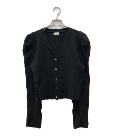 中古・古着通販】cygne (シーニュ) ハートボタンカーディガン ブラック