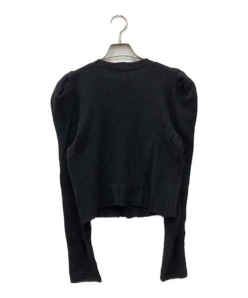 cygne（シーニュ）cygne (シーニュ) ハートボタンカーディガン ブラック サイズ:FREEの古着・服飾アイテム