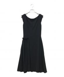 FOXEY NEWYORK（フォクシーニューヨーク）の古着「ノースリーブワンピース」｜ブラック