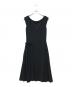 FOXEY NEWYORK（フォクシーニューヨーク）の古着「ノースリーブワンピース」｜ブラック