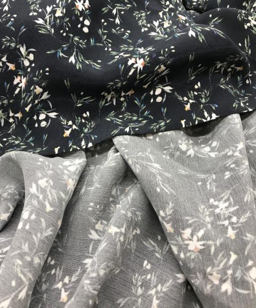 journal standard luxe（ジャーナルスタンダード ラックス）journal standard luxe (ジャーナルスタンダード リュクス) フラワー ampleプルワンピース ネイビー サイズ:FREE 未使用品の古着・服飾アイテム