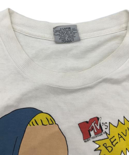 STANLEY DESANTIS（スタンリーデサンティス）STANLEY DESANTIS (スタンリーデサンティス) プリントTシャツ ホワイト サイズ:XLの古着・服飾アイテム