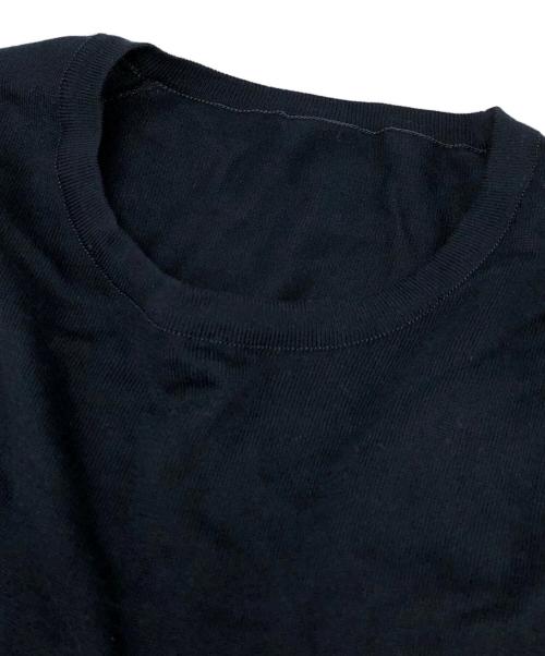 DEUXIEME CLASSE（ドゥーズィエム クラス）Deuxieme Classe (ドゥーズィエム クラス) FF30 GIZA クルーネック プルオーバー ネイビー サイズ:38 未使用品の古着・服飾アイテム