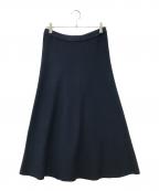 DEUXIEME CLASSEドゥーズィエム クラス）の古着「GIZA フレアスカート」｜ネイビー
