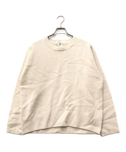 Spick and Span（スピック＆スパン）Spick and Span (スピックアンドスパン) ウールカシミヤ クルーネックプルオーバー アイボリー サイズ:Fの古着・服飾アイテム