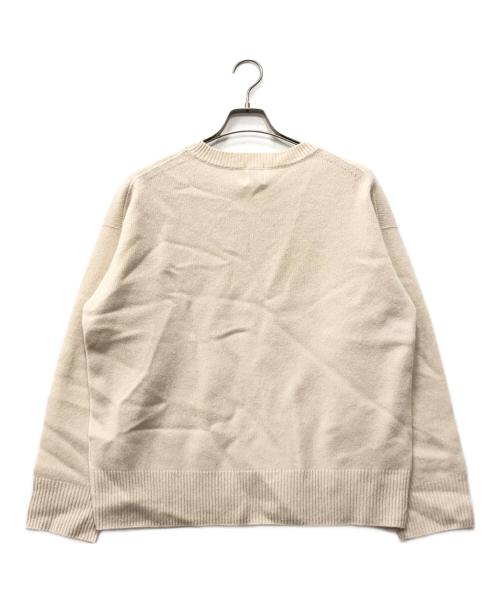 Spick and Span（スピック＆スパン）Spick and Span (スピックアンドスパン) ウールカシミヤ クルーネックプルオーバー アイボリー サイズ:Fの古着・服飾アイテム