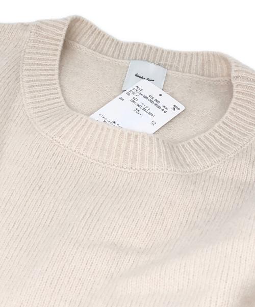 Spick and Span（スピック＆スパン）Spick and Span (スピックアンドスパン) ウールカシミヤ クルーネックプルオーバー アイボリー サイズ:Fの古着・服飾アイテム