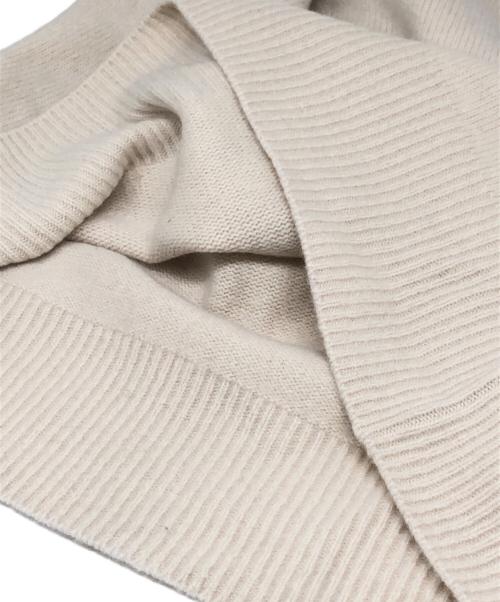 Spick and Span（スピック＆スパン）Spick and Span (スピックアンドスパン) ウールカシミヤ クルーネックプルオーバー アイボリー サイズ:Fの古着・服飾アイテム