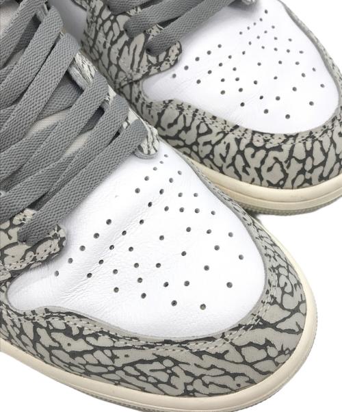 NIKE（ナイキ）NIKE (ナイキ) Air Jordan 1 Retro High OG グレー×ホワイト サイズ:29.5の古着・服飾アイテム