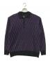 Needles（ニードルズ）の古着「Polo Sweater Wave Stripe」｜パープル