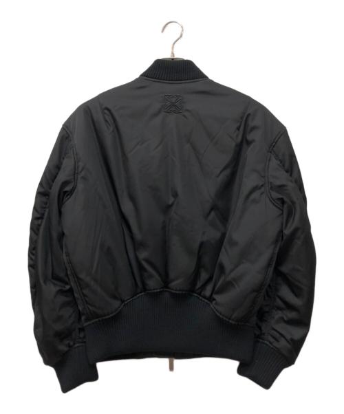 OFFWHITE（オフホワイト）OFFWHITE (オフホワイト) Bomber Jacket ブラック サイズ:38の古着・服飾アイテム