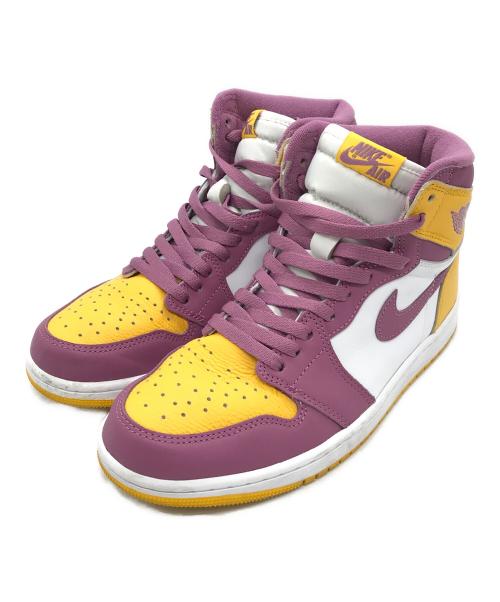 NIKE（ナイキ）NIKE (ナイキ) AIR JORDAN1 High OG Brotherhood パープル サイズ:26.5cmの古着・服飾アイテム