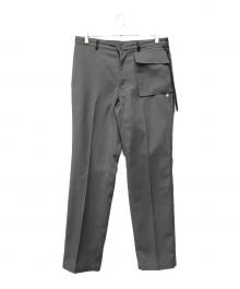 NULABEL CM1YOK42（ニューレーベルシーエム1ワイ0ケイ42）の古着「WRAP WIDE PANT」｜グレー