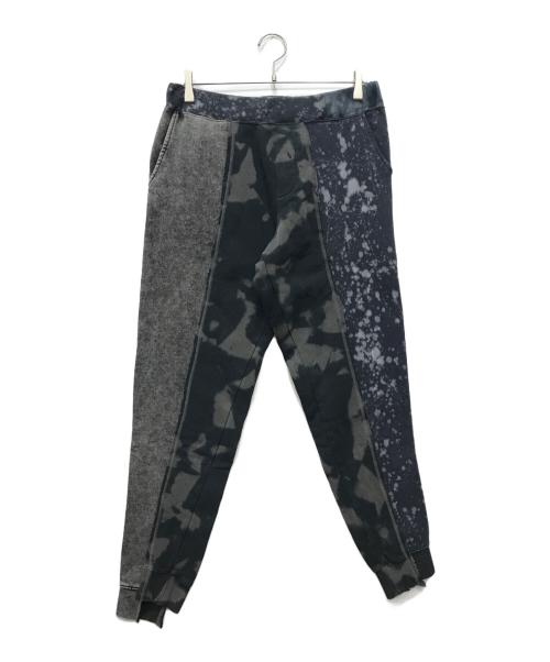 Rebuild by Needles（リビルドバイニードルス）Rebuild by Needles (リビルドバイニードルス) REMAKE BLEACHED SWEAT PANTS グレー サイズ:Mの古着・服飾アイテム