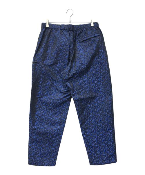 Engineered Garments（エンジニアド ガーメンツ）Engineered Garments (エンジニアド ガーメンツ) ジャガードイージーパンツ ブルー×ブラック サイズ:SIZE Mの古着・服飾アイテム